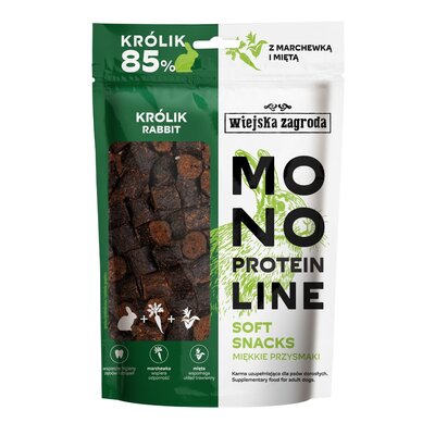Przysmak dla psa WIEJSKA WIEJSKA ZAGRODA Monoproteinowy Soft Snacks Królik 30 x 115 g