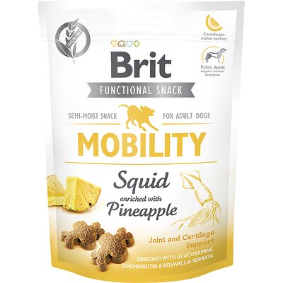 Przysmak dla psa BRIT CARE Dog Functional Snack Mobility Squid 30 x 150 g