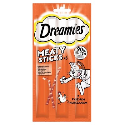 Przysmak dla kota DREAMIES Meaty Sticks Kurczak 42 x 30 g