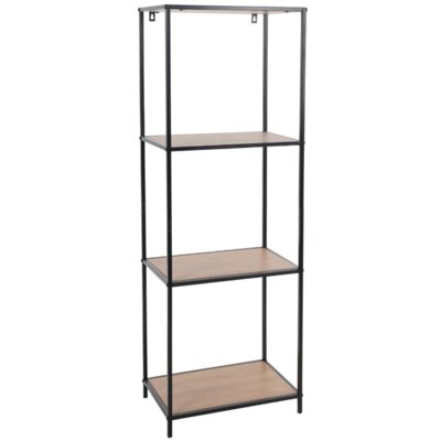 Regał TRENDS4YOU 45 x 30 x 130 cm Czarno-brązowy
