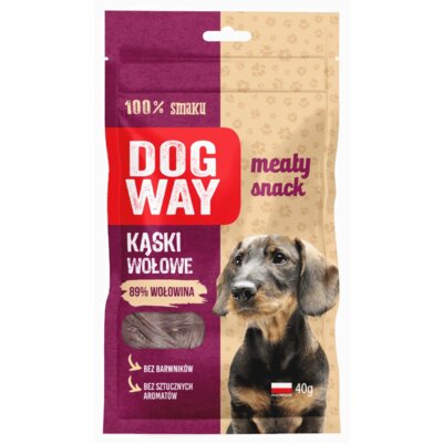 Przysmak dla psa DOGWAY Meaty Snack Kąski wołowe 48 x 40 g