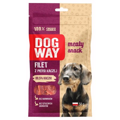 Przysmak dla psa DOGWAY Meaty Snack Filet z piersi kaczej 60 x 50 g