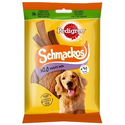 Przysmak dla psa PEDIGREE Schmackos Multi Mix Wołowina z jagnięciną i drobiem 60 x 144 g