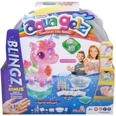 Zestaw kreatywny SIMBA Aqua Gelz Deluxe Brightz Cyrkonie 106322961