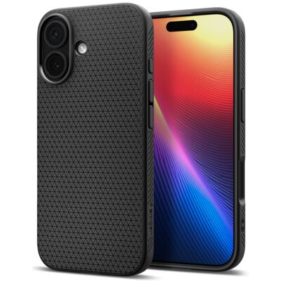 Etui SPIGEN Liquid Air do Apple iPhone 17 Czarny Matowy