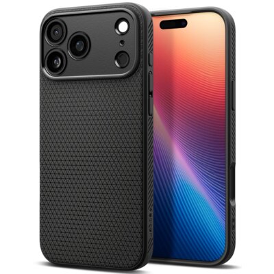 Etui SPIGEN Liquid Air do Apple iPhone 17 Pro Max Czarny Matowy