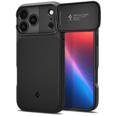 Etui SPIGEN Optik Armor Mag MagSafe do Apple iPhone 17 Pro Max Czarny