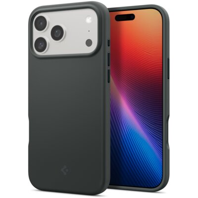 Etui SPIGEN Silicone Fit Mag MagSafe do Apple iPhone 17 Pro Ciemnozielony