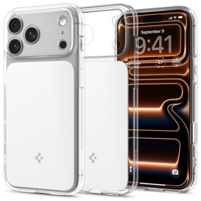 Etui SPIGEN Ultra Hybrid T Mag MagSafe do Apple iPhone 17 Pro Max Przezroczysto-biały