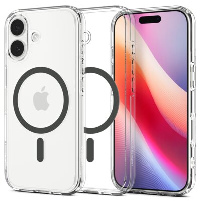 Etui SPIGEN Ultra Hybrid Mag MagSafe do Apple iPhone 17 Przezroczysto grafitowy
