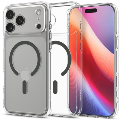 Etui SPIGEN Ultra Hybrid Mag MagSafe do Apple iPhone 17 Pro Max Przezroczysto-grafitowy