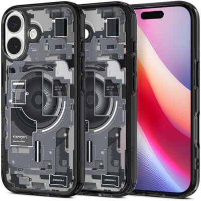 Etui SPIGEN Ultra Hybrid Mag MagSafe do Apple iPhone 17 Zero One Czarny