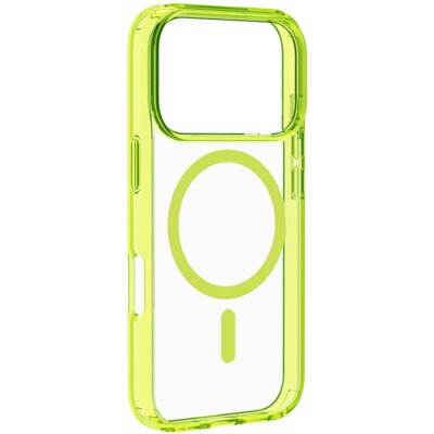 Etui CELLULARLINE Iconic MagSafe do Apple iPhone 17 Pro Przezroczysto-zielony