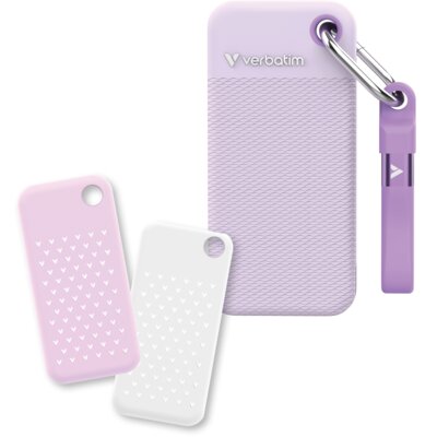 Dysk VERBATIM Pocket 1TB SDD Biało-fioletowy