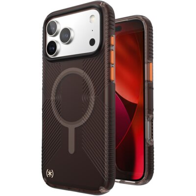 Etui SPECK Presidio Lux Grip MagSafe do Apple iPhone 17 Pro Max Brązowo pomarańczowy