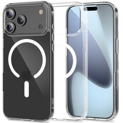 Etui TECH-PROTECT Flexair Hybrid MagSafe do Apple iPhone 17 Pro Przezroczysty