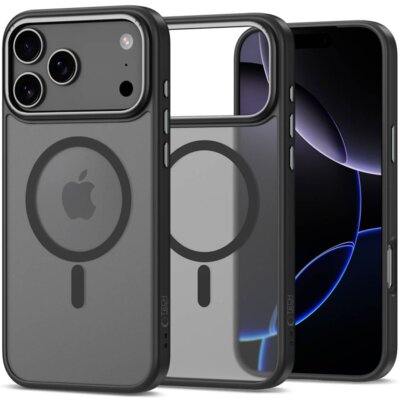 Etui TECH-PROTECT MagEdge MagSafe do Apple iPhone 17 Pro Czarno-szary