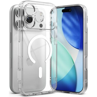Etui RINGKE Fusion Bold Magnetic MagSafe do Apple iPhone 17 Pro Max Przezroczysty