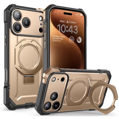 Etui SUPCASE Ub Grip Mag MagSafe do Apple iPhone 17 Pro Max Złoty