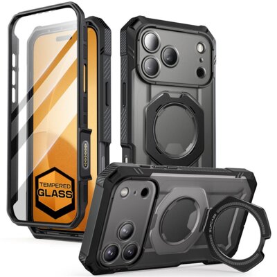 Etui SUPCASE Ub Grip Pro Mag MagSafe do Apple iPhone 17 Pro Max Czarny