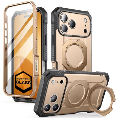 Etui SUPCASE UB Grip Pro Mag MagSafe do Apple iPhone 17 Pro Złoty