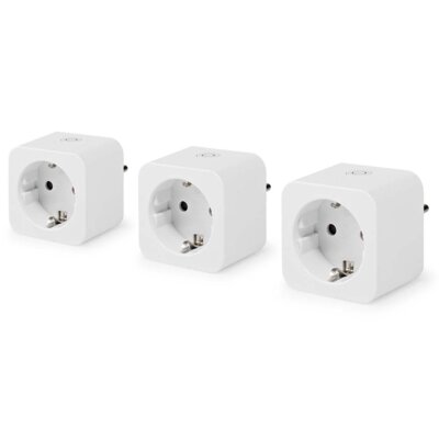 Inteligentne gniazdko NEDIS SmartLife WIFIP121FWT3 Wi-Fi (3 szt.)