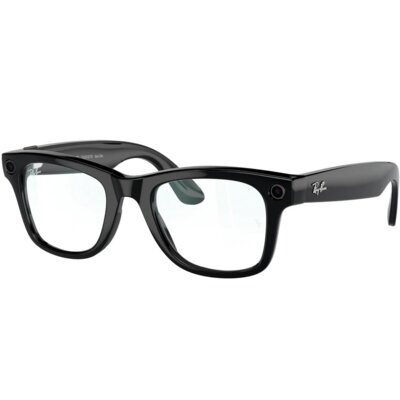Okulary RAY BAN Meta Wayfarer Czarny połysk