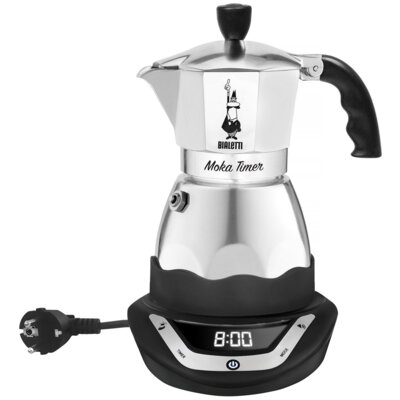 Kawiarka BIALETTI Moka Timer 3 TZ Srebrny 150 ml