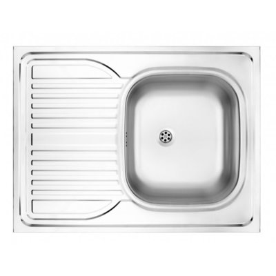 Zlewozmywak jednokomorowy z ociekaczem DEANTE Tango ZM6 011L 1-komorowy Stal szlachetna 60x80