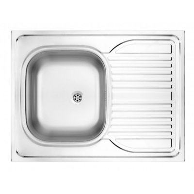 Zlewozmywak jednokomorowy z ociekaczem DEANTE Tango ZM6 311P Stal dekor 60x80