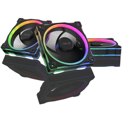Wentylator ASUS Prime MR120 ARGB Reverse Czarny (3 szt.)