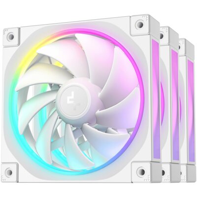 Wentylator DEEPCOOL FL12 Biały (3 szt.)