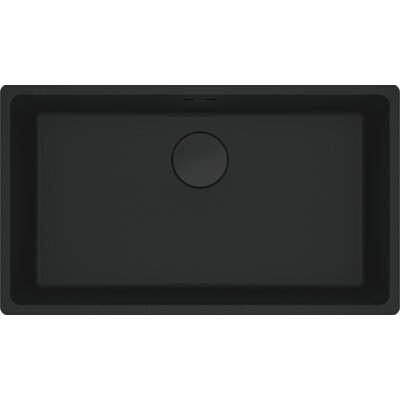 Zlewozmywak jednokomorowy FRANKE Maris MRG 110-72 125.0697.757 Czarny mat 43.3x75.3