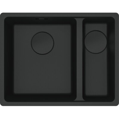 Zlewozmywak półtorakomorowy FRANKE Maris MRG 160-34-15 125.0697.755 Czarny mat 43.3x53.3