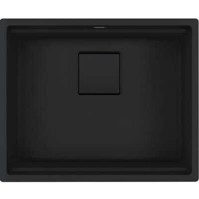 Zlewozmywak jednokomorowy FRANKE Kanon KNG 110-52 125.0721.150 Czarny mat 56x46
