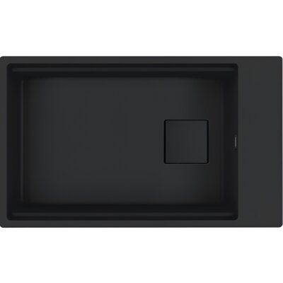 Zlewozmywak jednokomorowy FRANKE Kanon KNG 110-62 125.0721.161 Czarny mat 76x46