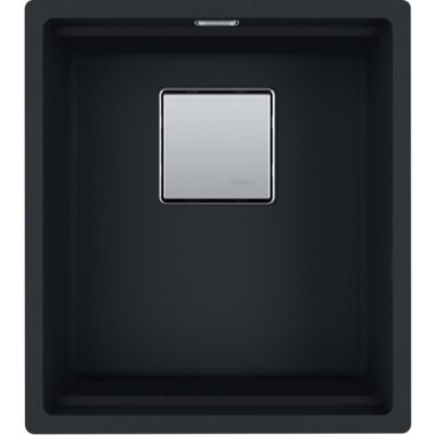 Zlewozmywak jednokomorowy FRANKE Kanon KNG 110-37 125.0633.001 Czarny mat 46x41