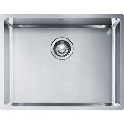 Zlewozmywak jednokomorowy FRANKE Box BXX 210/110-54 127.0453.660 Stal szczotkowana 58x45