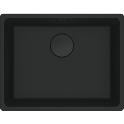 Zlewozmywak jednokomorowy FRANKE Maris MRG 110-52 125.0697.759 Czarny mat 43.3x55.3