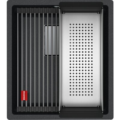 Zlewozmywak jednokomorowy FRANKE Kanon KNG 110-37 125.0528.628 Onyx 41x46