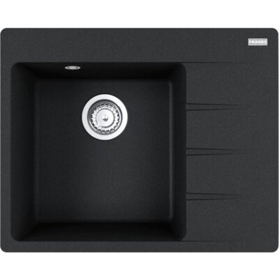 Zlewozmywak jednokomorowy z ociekaczem FRANKE Centro CNG 611-62 TL 114.0633.136 Onyx 50x62
