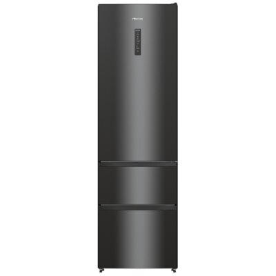 Lodówka HISENSE RM469N4AFD1 3D No Frost 200cm Czarna SmartFresh Licowane drzwi Metal Tech Cooling Funkcja Convert