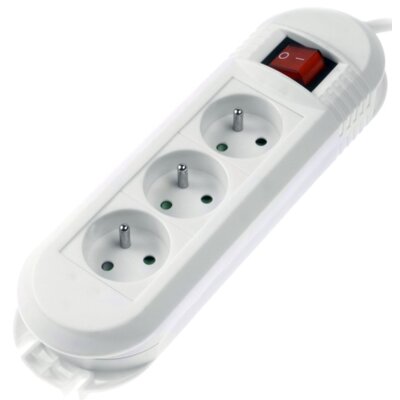 Listwa HAMA Comfort 3GN 3 m Biały