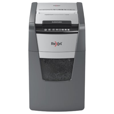 Niszczarka REXEL Optimum AutoFeed+ 130M 2020130MEU 44 L, P-5, Konfetti, Automatyczny Start/Stop, Funkcja cofania