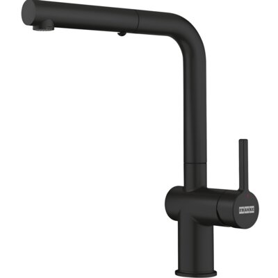 Bateria kuchenna stojąca FRANKE Active L Pull-out spray z wyciąganą wylewką Czarny mat 115.0653.382