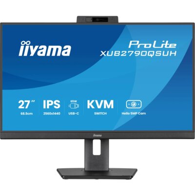 Monitor IIYAMA ProLite XUB2790QSUH-B2 27" 2560x1440px IPS 100Hz 0.4 ms