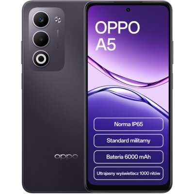 Smartfon OPPO A5 6/128GB 6.67" 120Hz Ciemnofioletowy
