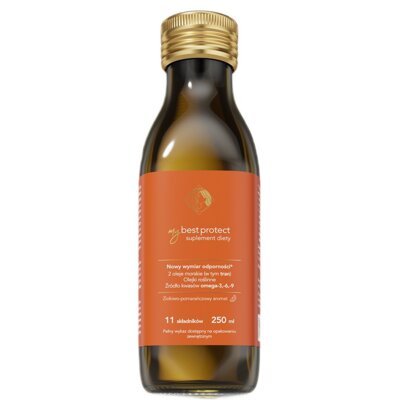 Suplement diety MYBESTPHARM Olej MyBestProtect Ziołowo-pomarańczowy (250 ml)
