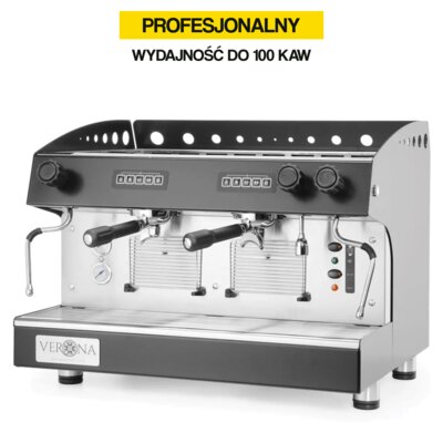 Ekspres HENDI Verona Julia 207581 Czarny Profesjonalny