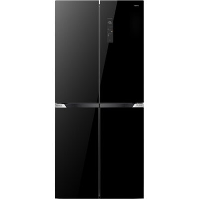 Lodówka MPM-503-SSI-13 D SLOT-IN Side by Side No Frost 190.2cm Czarne szkło